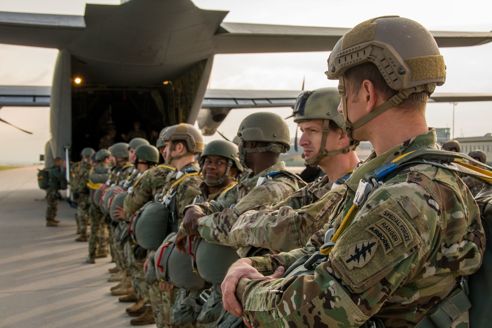 1st Battalion, 10th Special Forces Group (Airborne) jump in Germany