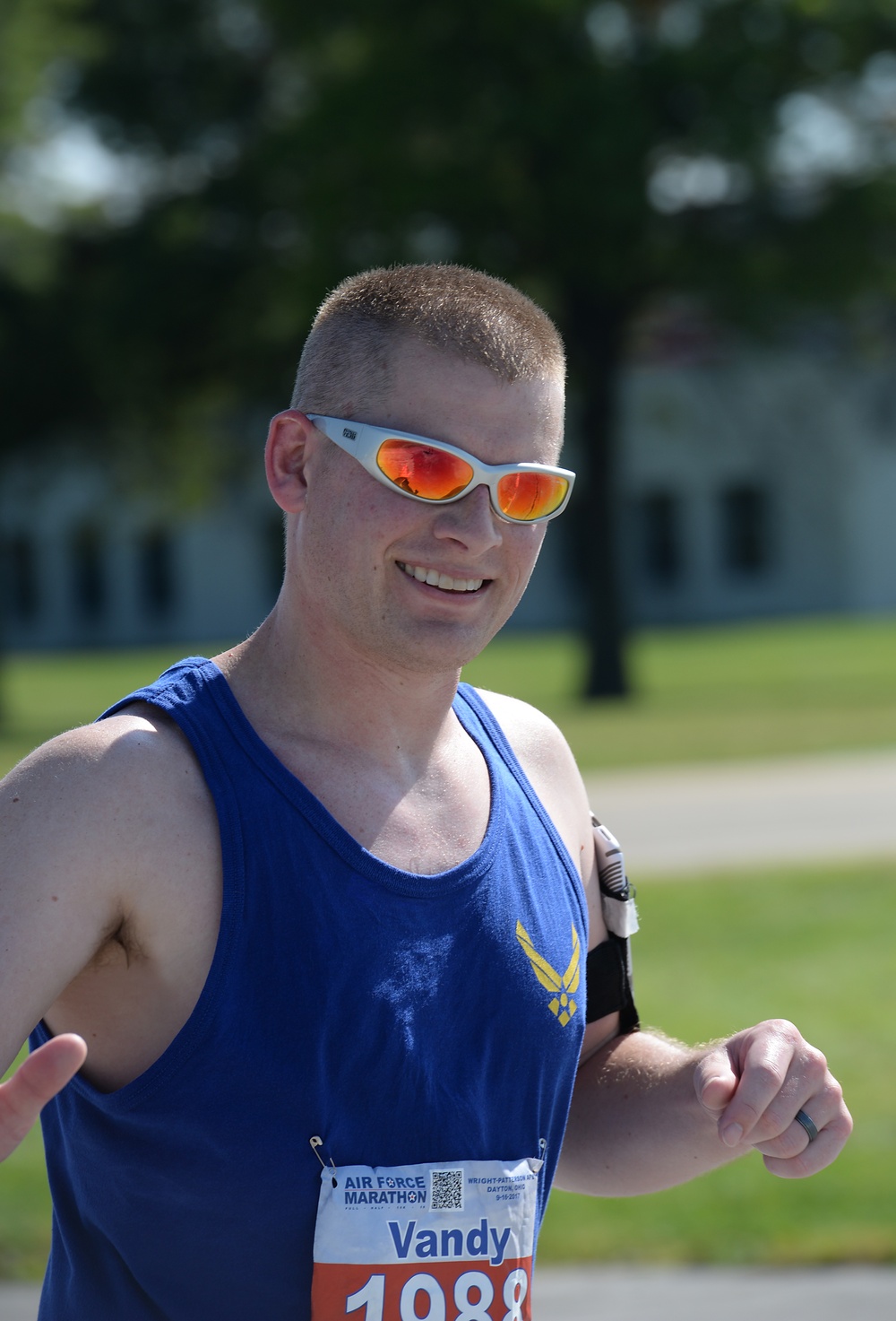 Columbus Airmen work as team to finish Air Force Marathon