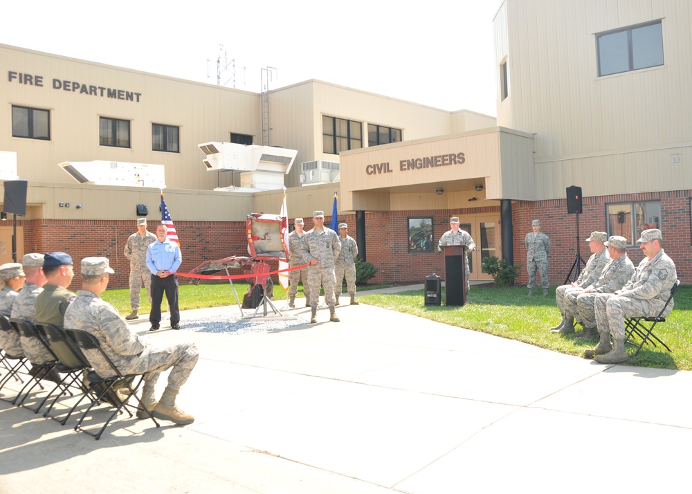 9/11 Memorial Dedicated at the 104th Fighter Wing Fire Department