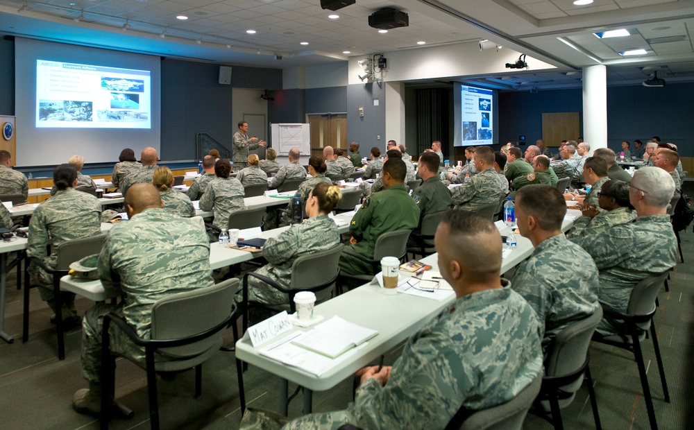 Acting DDANG addresses the ANG squadron commanders course