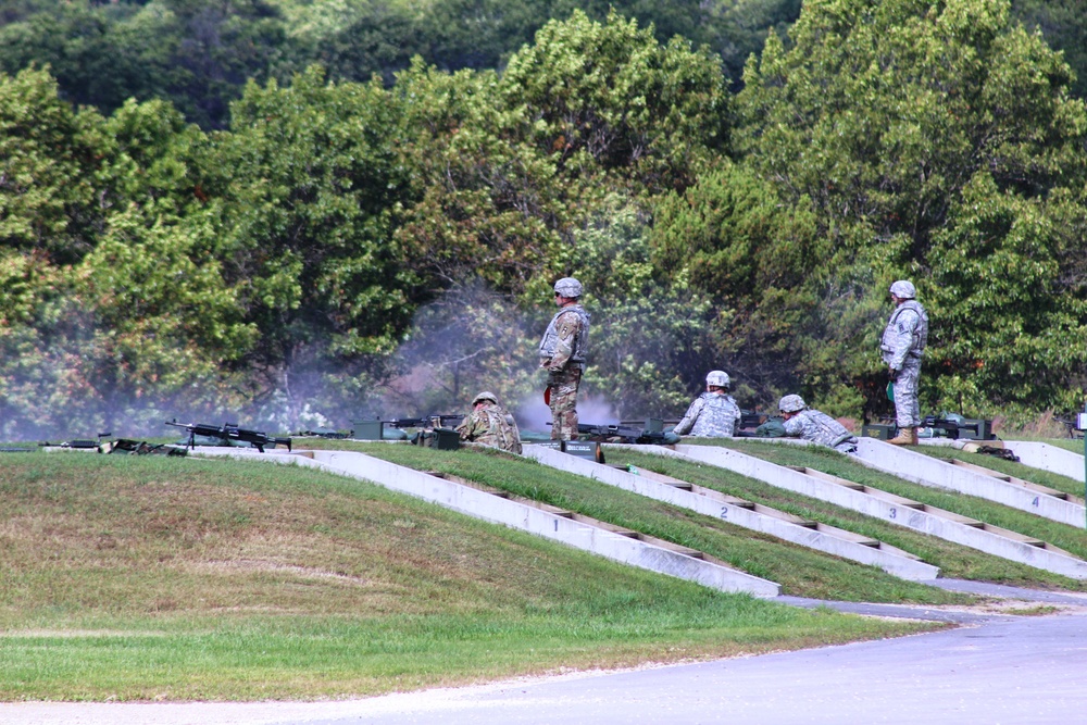 Eagle Brigade Soldiers complete live-fire weapons training at Fort McCoy