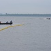 Containment boom deployed in Sturgeon Bay, Wisconsin oil spill exercise