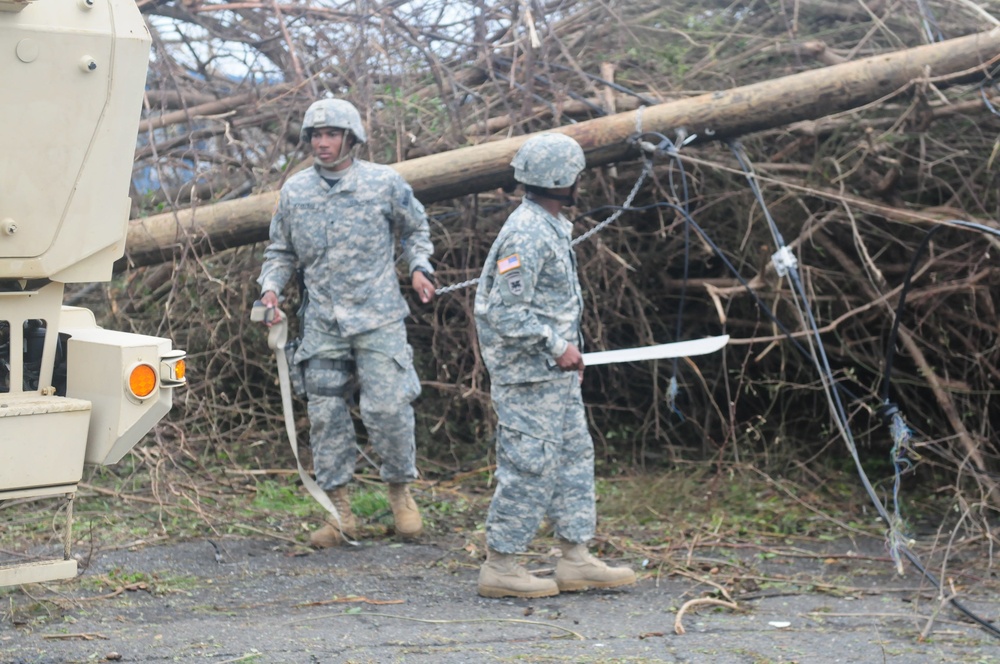 After effects of Hurricane Maria on STX