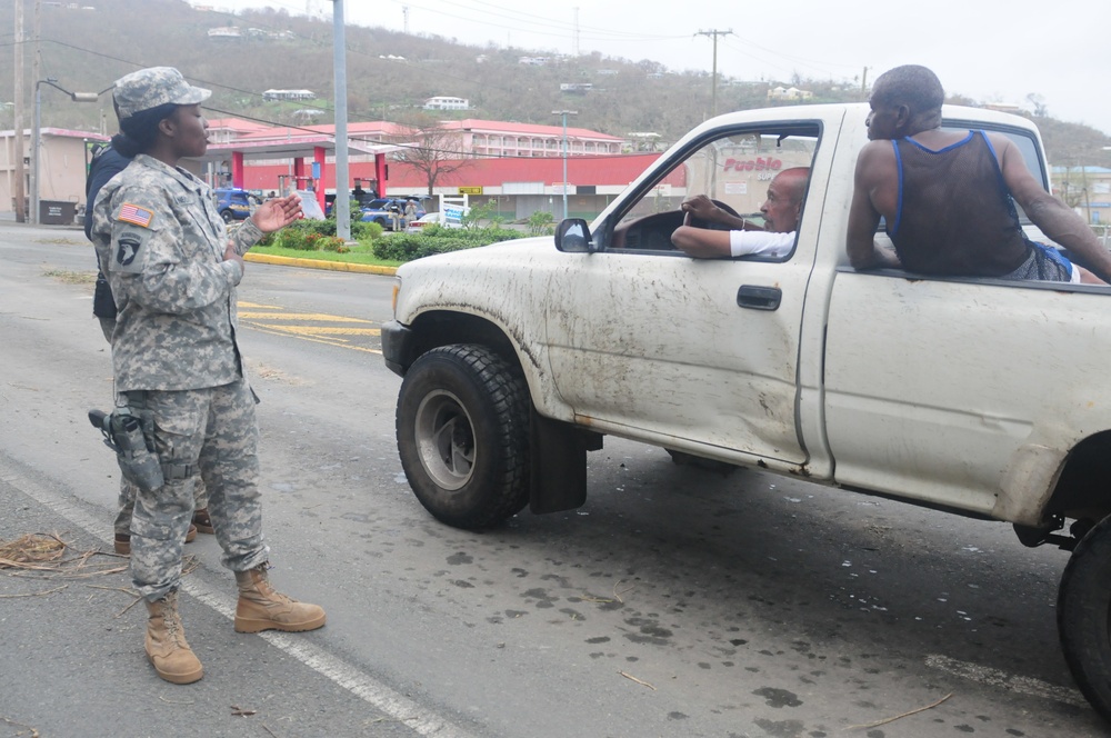 After effects of Hurricane Maria on STX