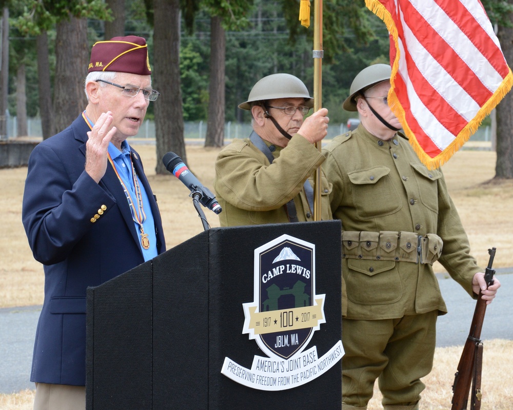 JBLM Boulevard of Remembrance Plaque Commemoration