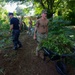 SPS 17 Troops Perform Yardwork at Guatemalan Nursing Home during COMREL