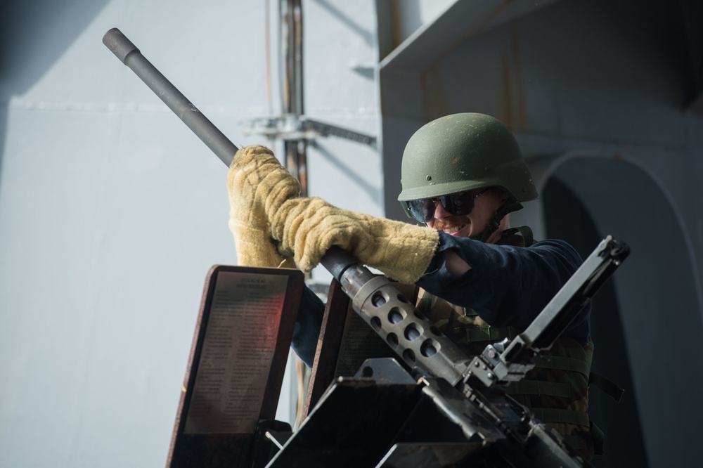 Stennis Sailors Conduct Live-Fire Training