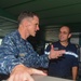 Commander, CSG-11 Visits FS Auvergne