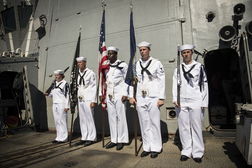 USS Chafee Chief's Pinning Ceremony