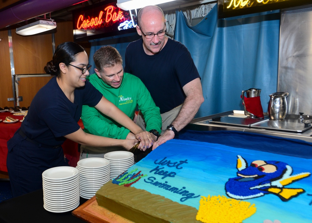 Sailors Celebrate Birthday Month