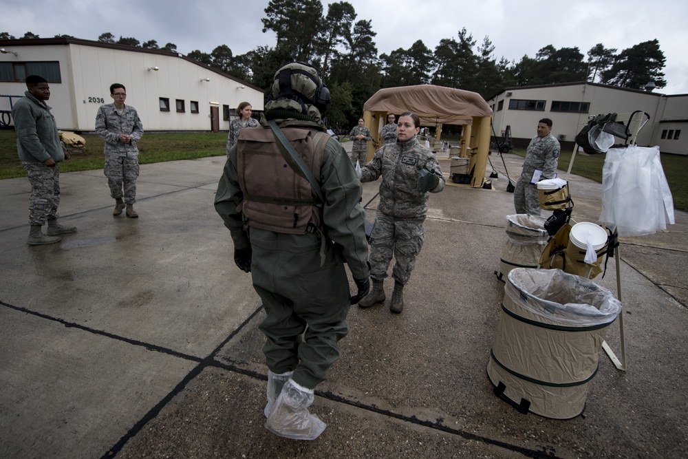 USAFE Airmen prepare for Toxic Trip exercise