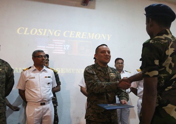 U.S., Sri Lanka Navy come together for Sri Lanka Health Engagement 17 closing ceremony