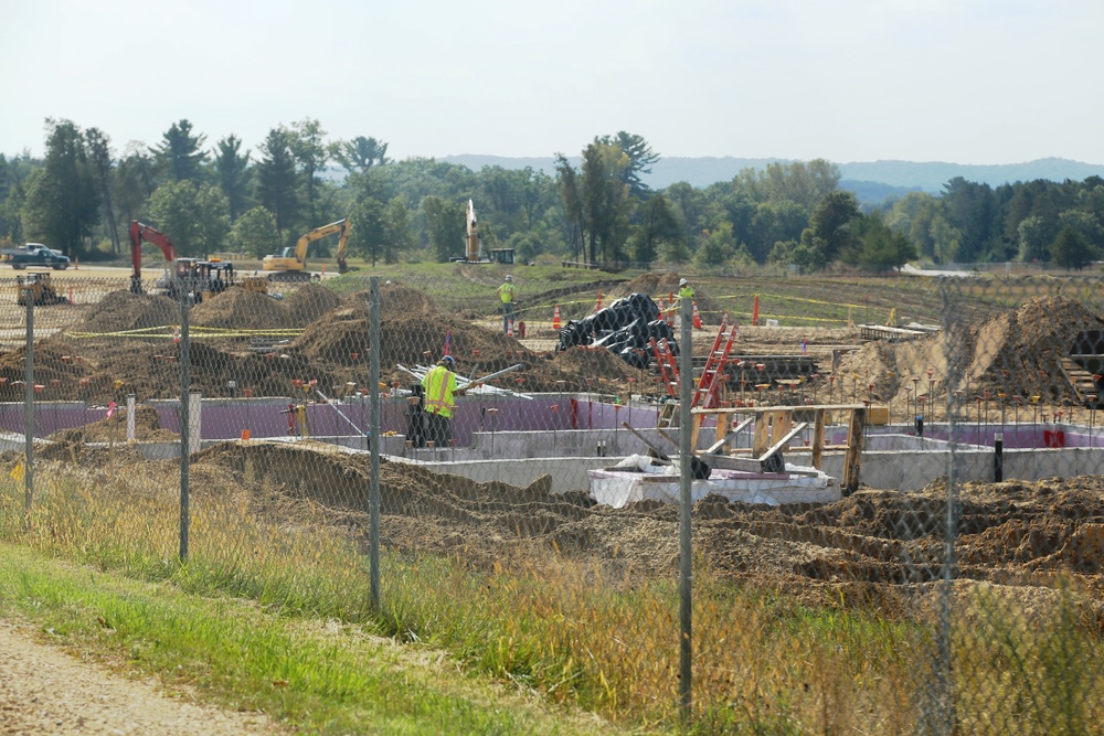 Construction of new Access Control Point continues at Fort McCoy