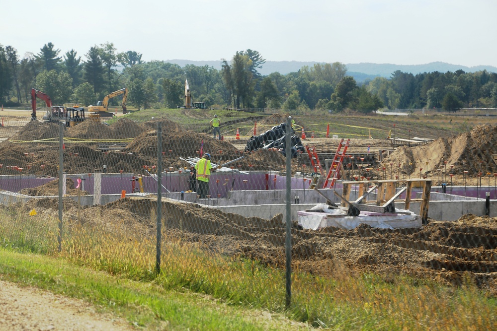 Construction of new Access Control Point continues at Fort McCoy