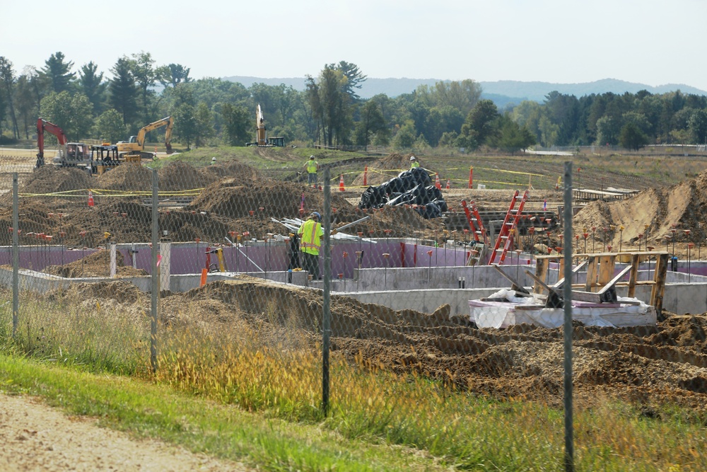 Construction of new Access Control Point continues at Fort McCoy