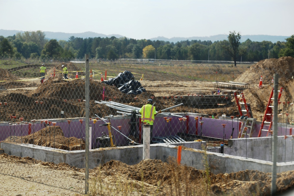 Construction of new Access Control Point continues at Fort McCoy