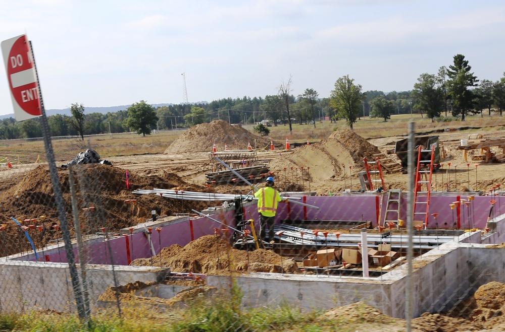 Construction of new Access Control Point continues at Fort McCoy