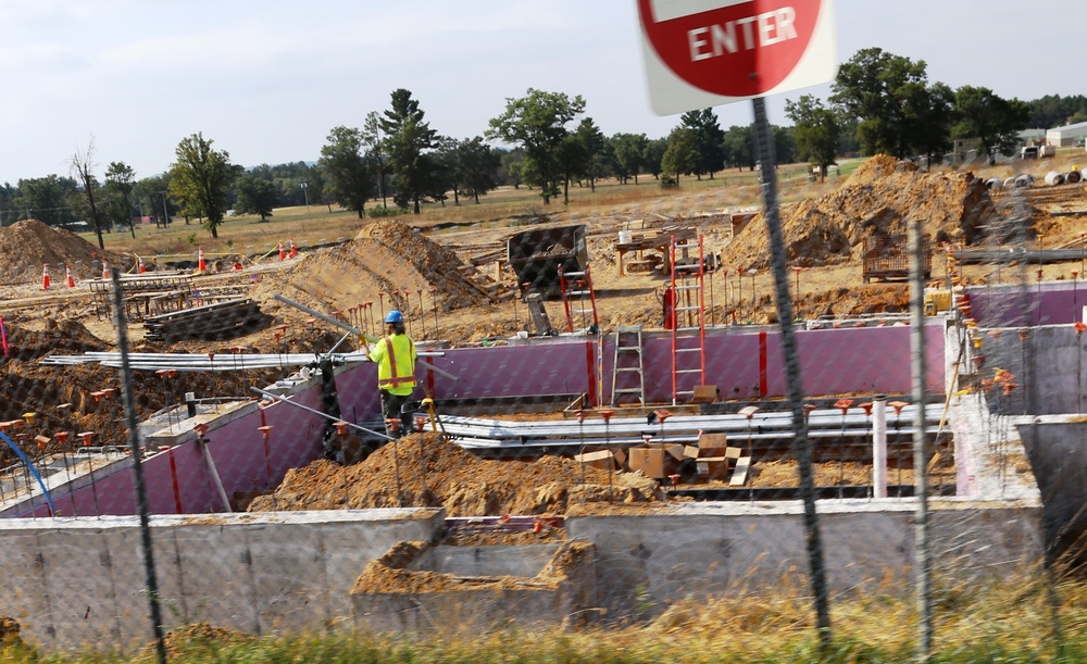 Construction of new Access Control Point continues at Fort McCoy