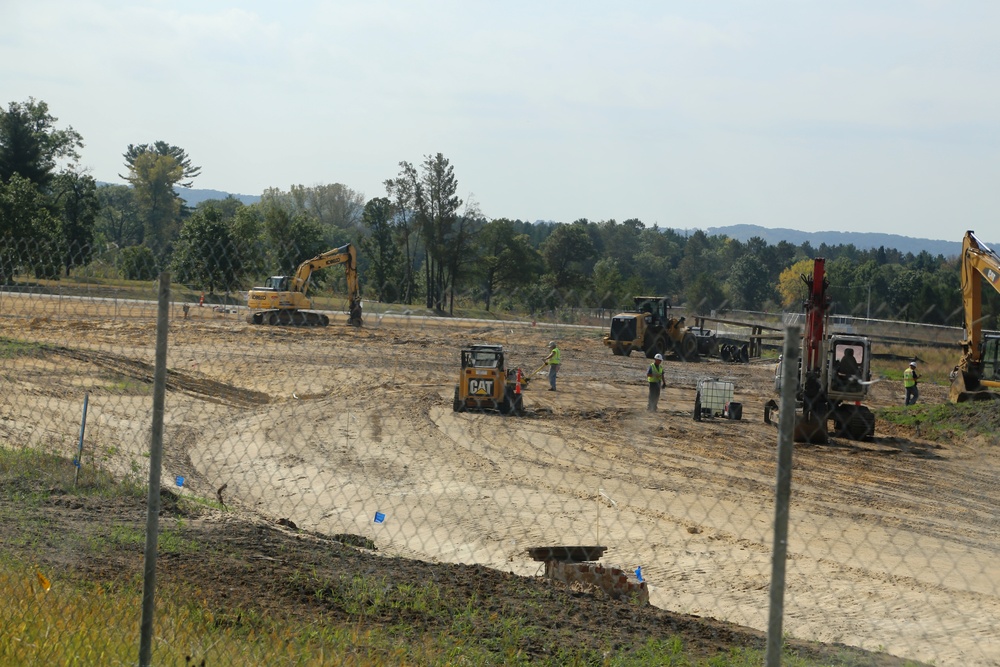 Construction of new Access Control Point continues at Fort McCoy