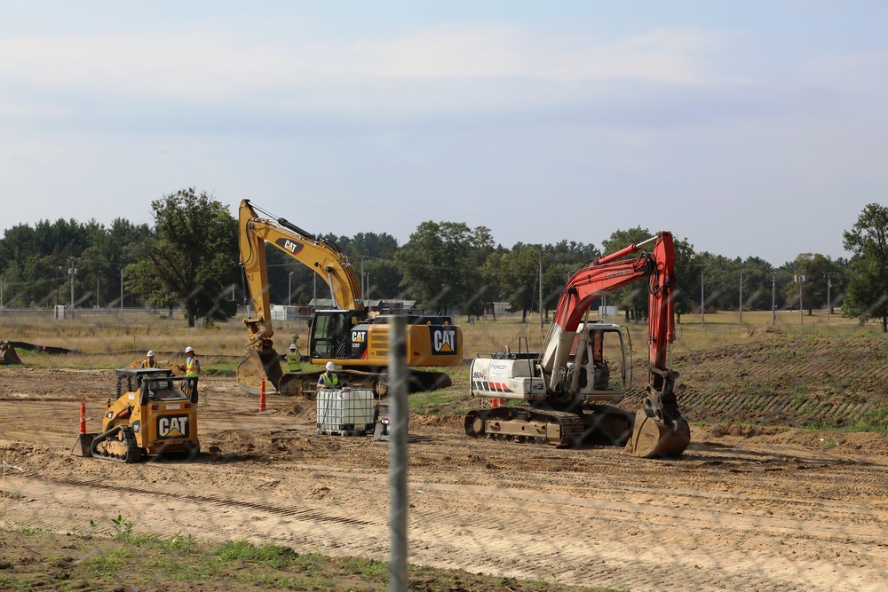 Construction of new Access Control Point continues at Fort McCoy