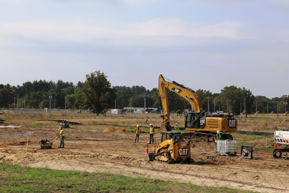 Construction of new Access Control Point continues at Fort McCoy