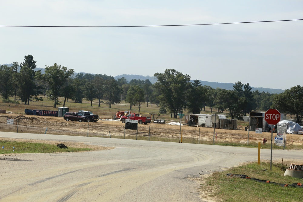 Construction of new Access Control Point continues at Fort McCoy