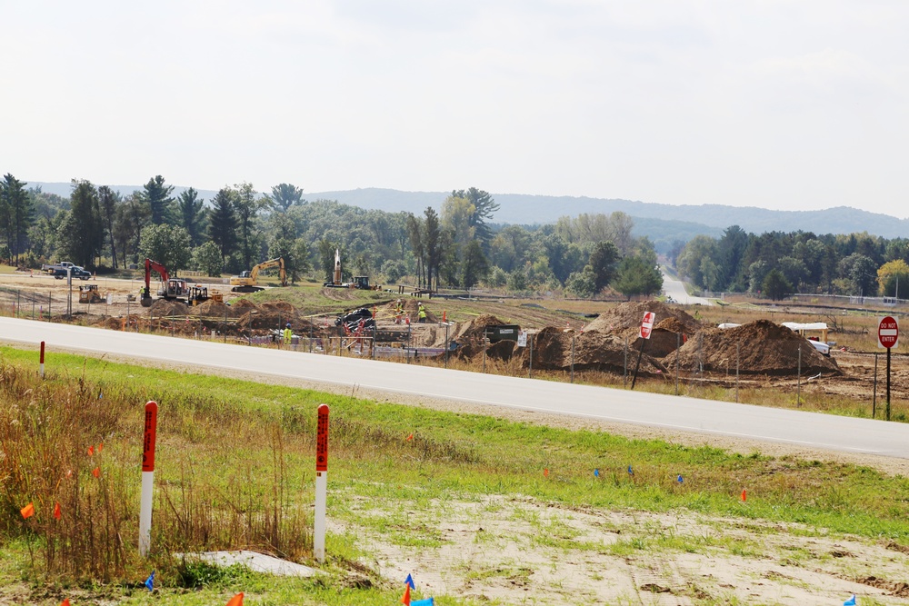 Construction of new Access Control Point continues at Fort McCoy