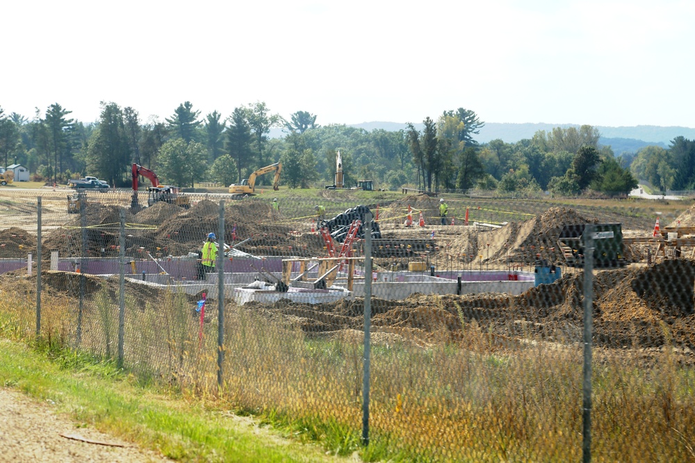 Construction of new Access Control Point continues at Fort McCoy