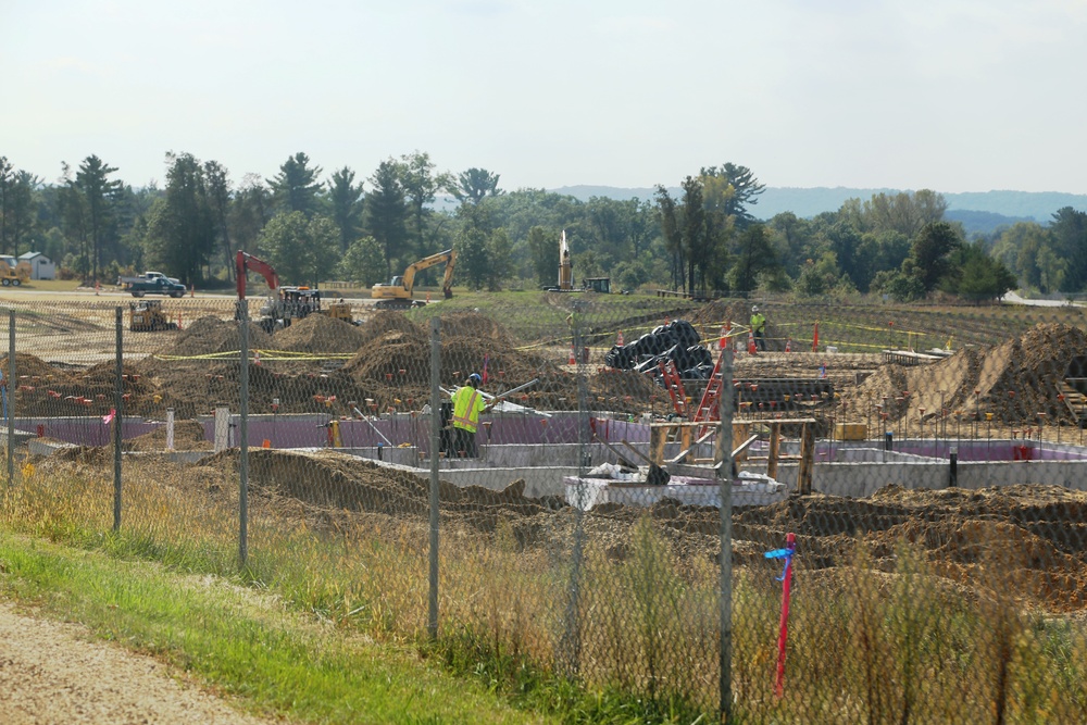 Construction of new Access Control Point continues at Fort McCoy