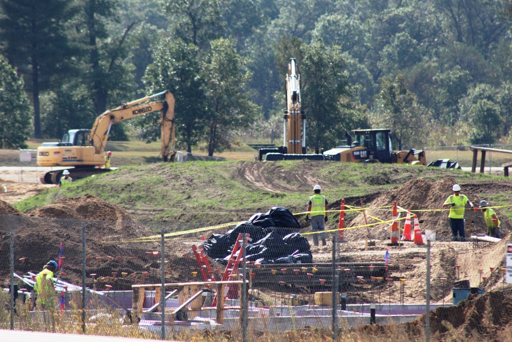 Construction of new Access Control Point continues at Fort McCoy