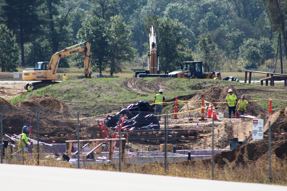 Construction of new Access Control Point continues at Fort McCoy