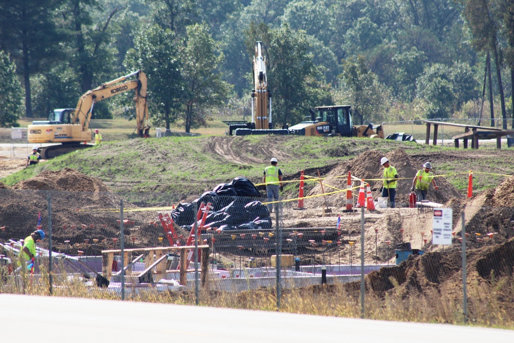 Construction of new Access Control Point continues at Fort McCoy