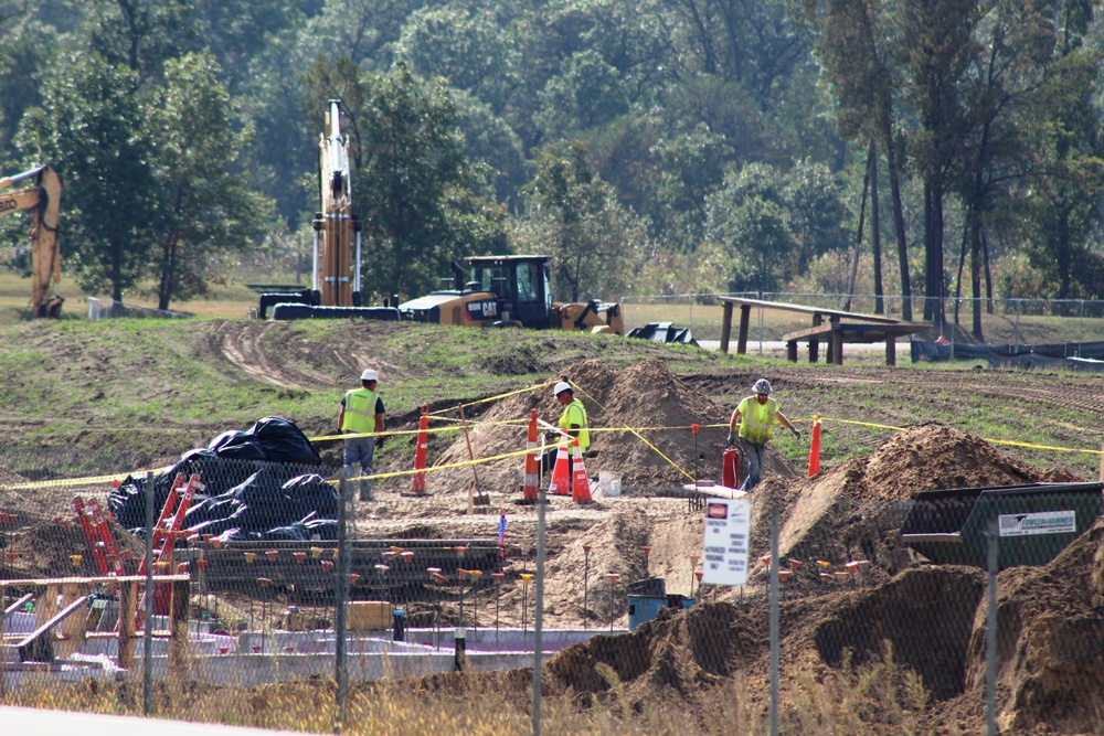 Construction of new Access Control Point continues at Fort McCoy