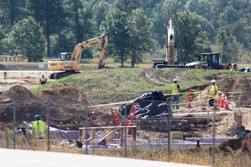 Construction of new Access Control Point continues at Fort McCoy