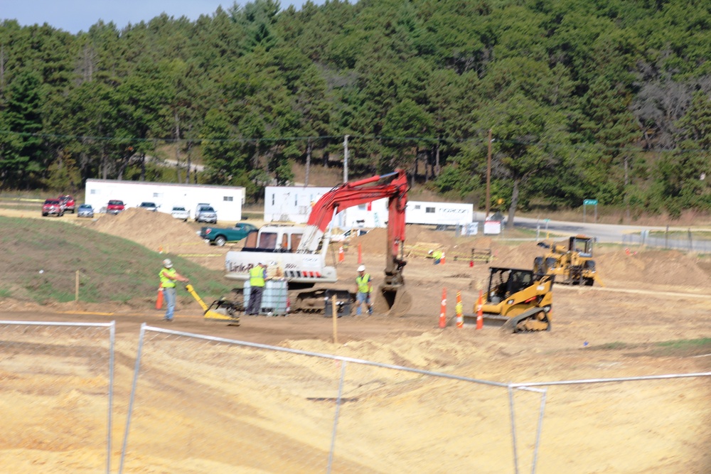 Construction of new Access Control Point continues at Fort McCoy