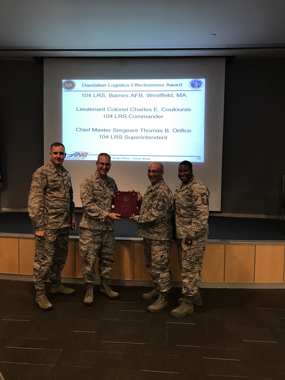104th Logistics Readiness Squadron Takes the Cake with Three High Level Awards This Year