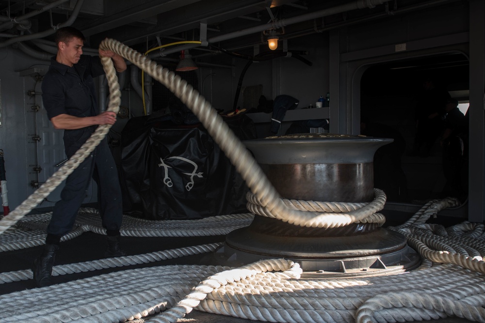 Stennis Returns to Homeport