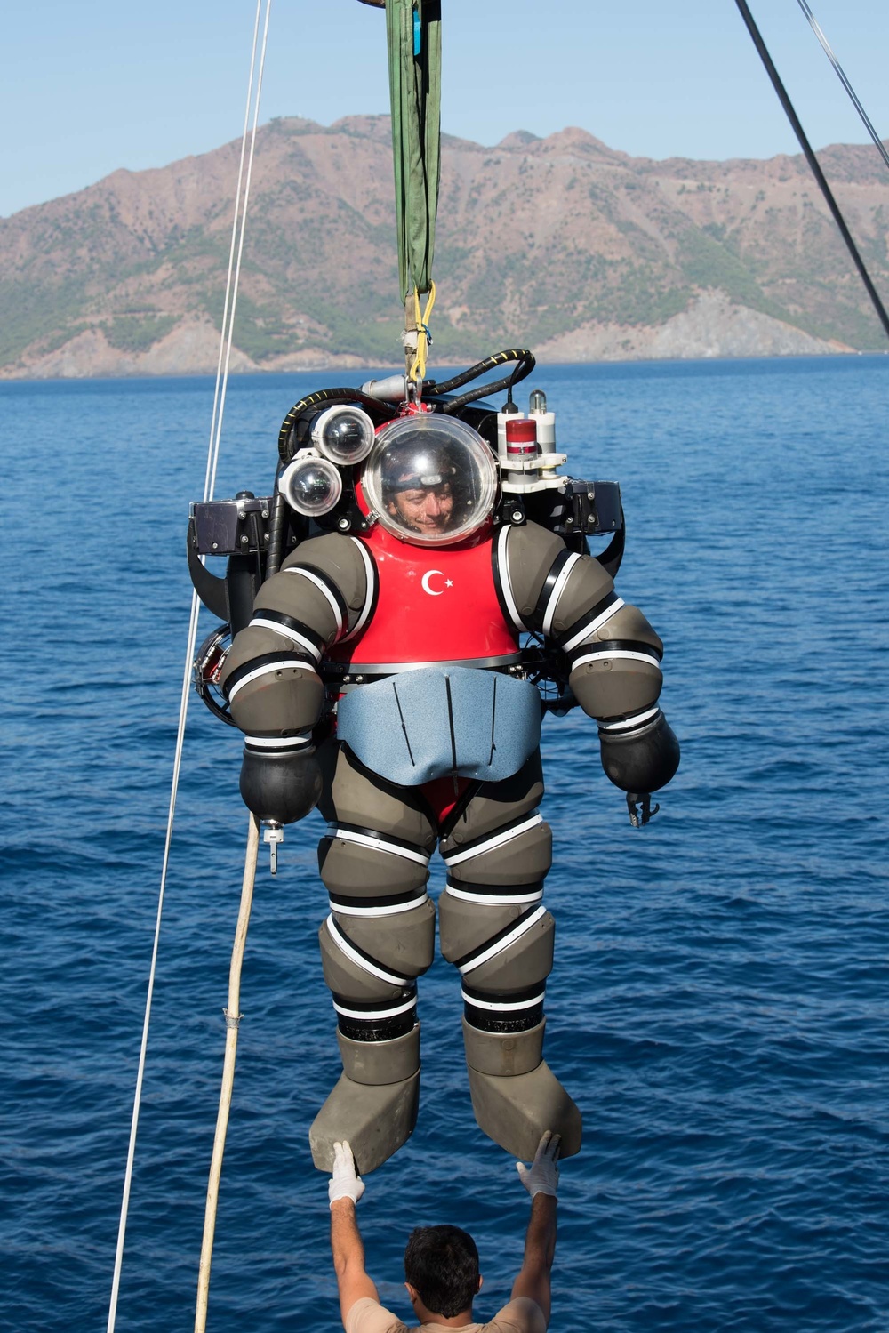 Atmospheric Diving Suit Launch