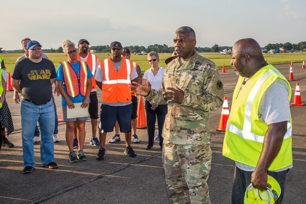 Lt. Gen. Darrell K. Williams visits Maxwell