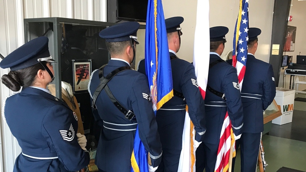 The Blue Eagles Honor Guard before U.S. Air Force Band of the Golden West Performance