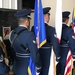 The Blue Eagles Honor Guard before U.S. Air Force Band of the Golden West Performance