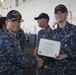 USS Gerald R. Ford AIMD Awards at Quarters