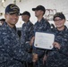 USS Gerald R. Ford AIMD Awards at Quarters