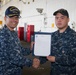 USS Gerald R. Ford AIMD Awards at Quarters