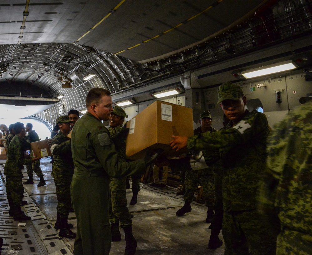 U.S. sends humanitarian aid after Mexico earthquake
