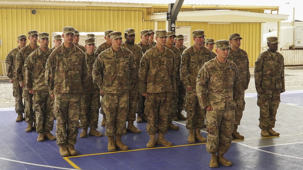 101st Airborne Division Soldiers Awarded Medals