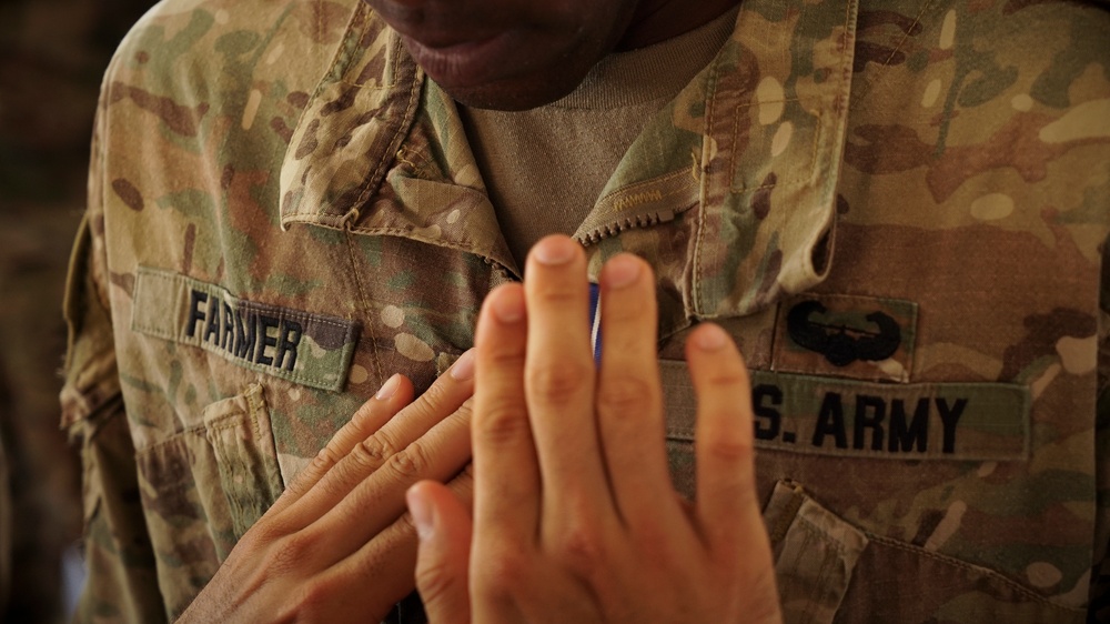 101st Airborne Division Soldiers Awarded Medals