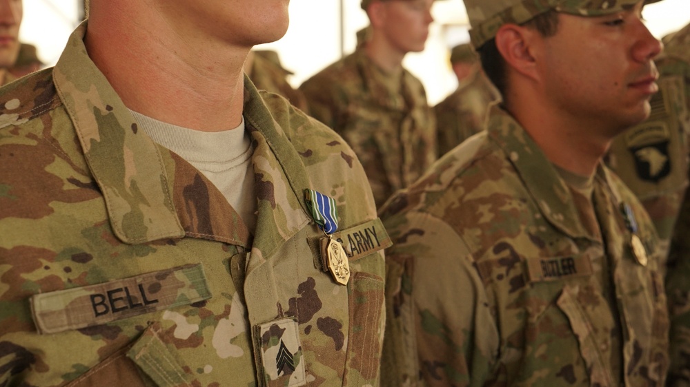 101st Airborne Division Soldiers Awarded Medals