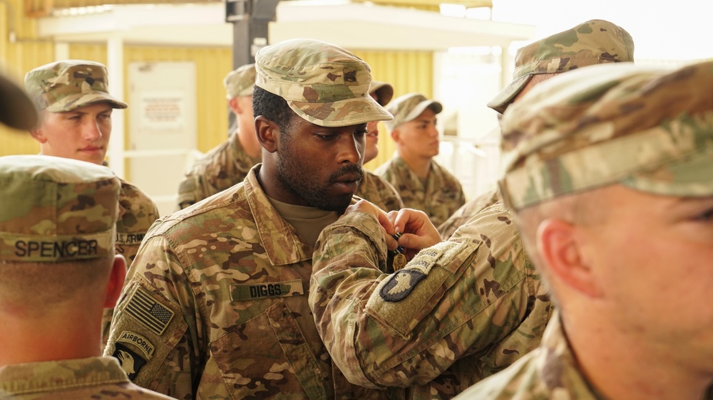 101st Airborne Division Soldiers Awarded Medals