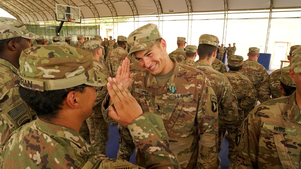 101st Airborne Division Soldiers Awarded Medals